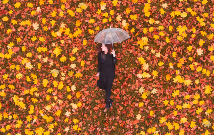 MOGOSOAIA Diana rahau.ro photography woman portrait beauty lifestyle forest drone leaves autumn